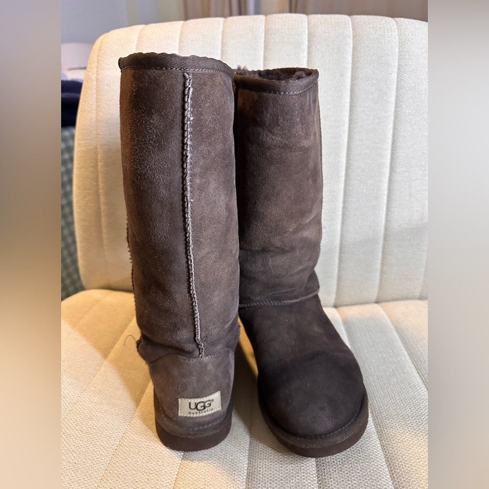 UGG Classic Tall Boots - Brown - Size 9